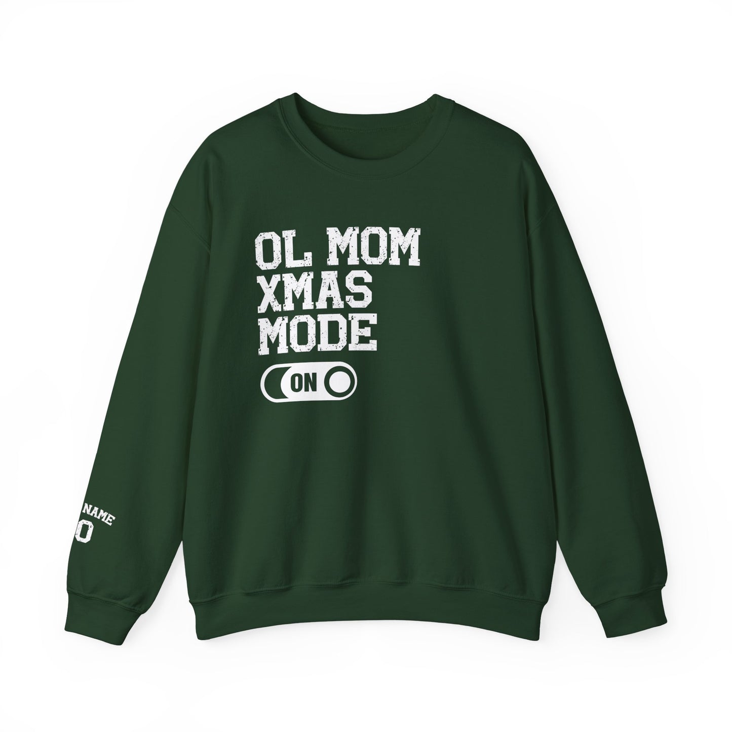 Custom OL Mom Xmas Mode Sweatshirt