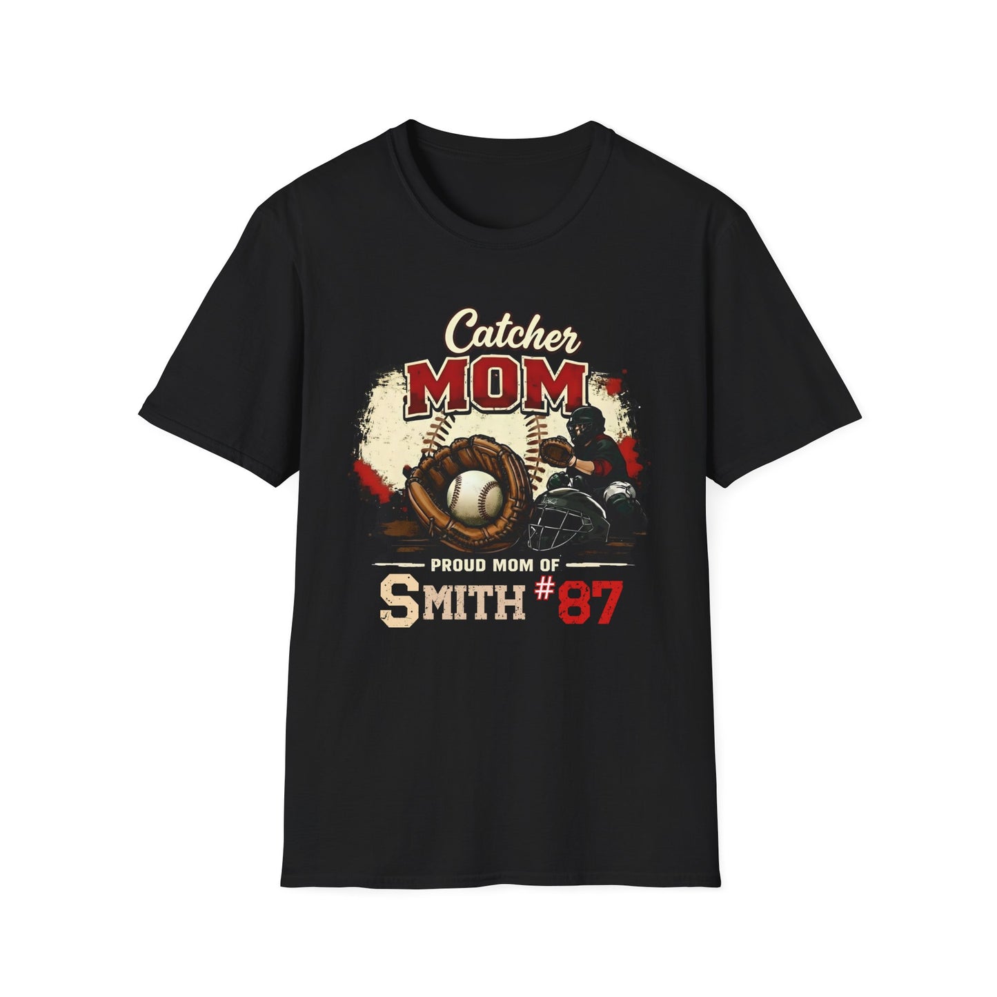 Custom Catcher Mom Tee