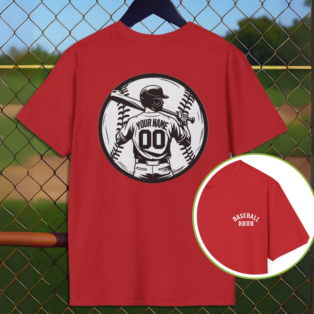Custom Baseball Back Name and Number