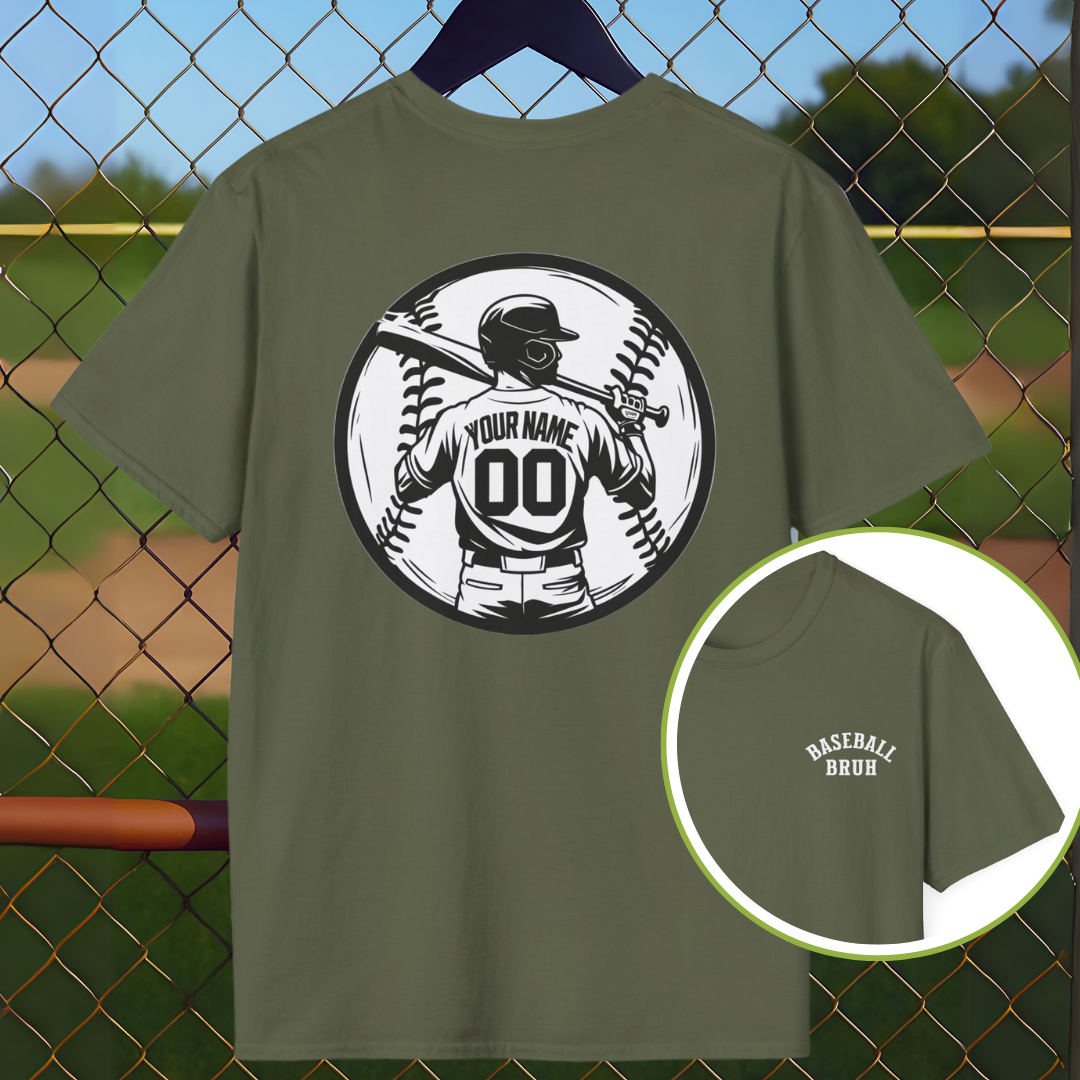 Custom Baseball Back Name and Number