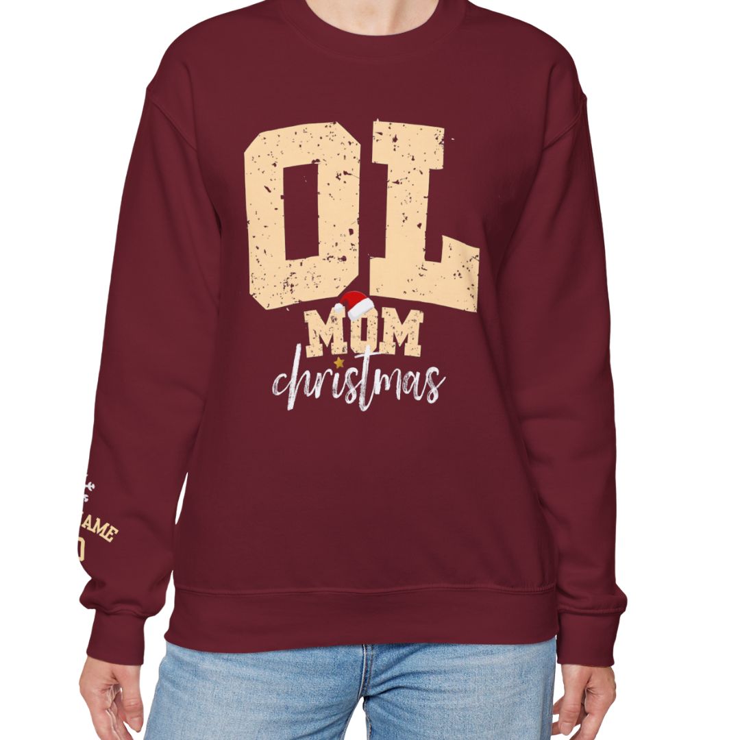 Custom OL Mom Xmas Sweatshirt