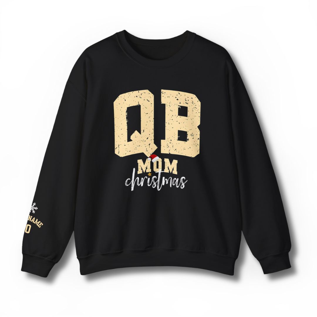 Custom QB Mom Xmas Sweatshirt