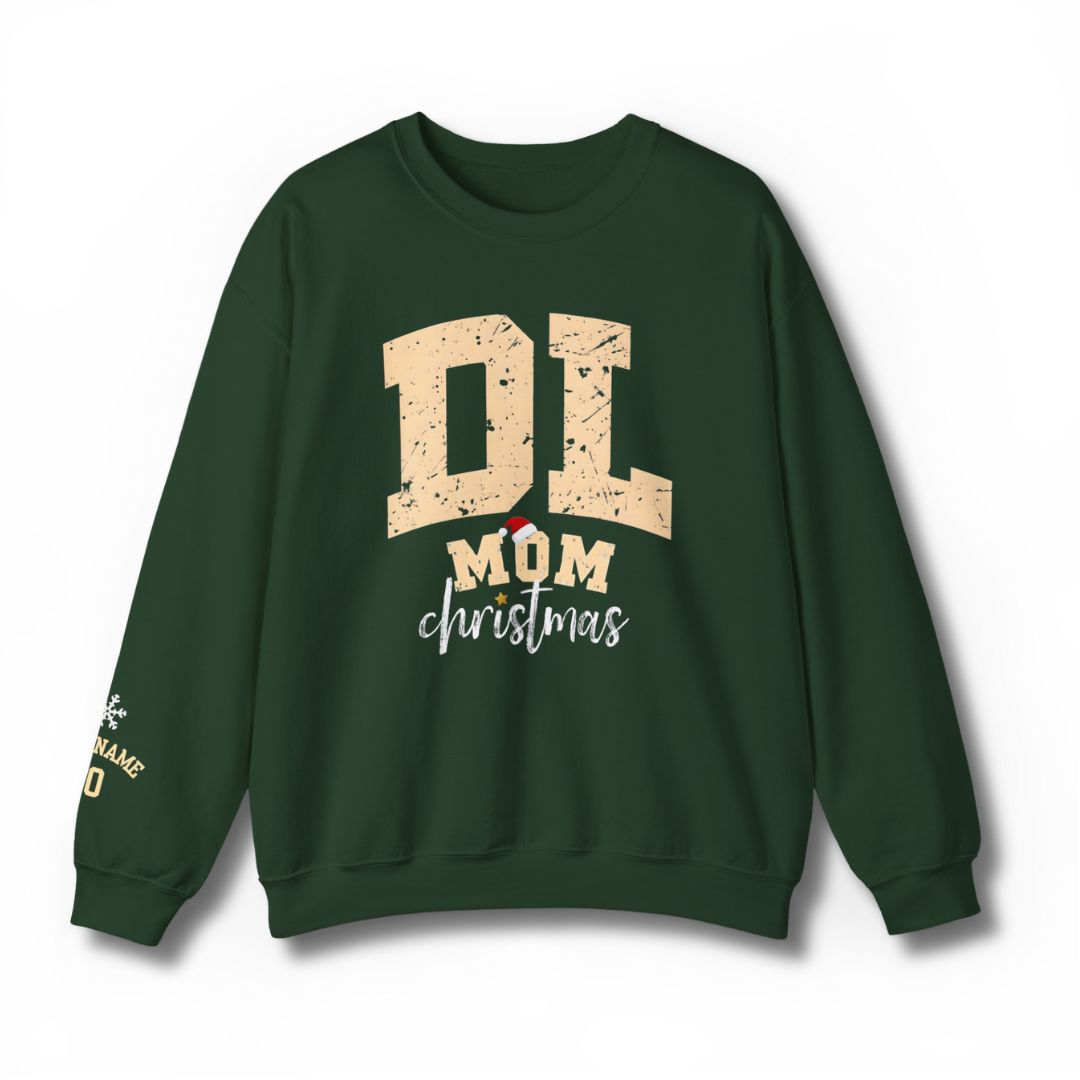Custom sleeve personalization - Defensive Line Mom Christmas Gift