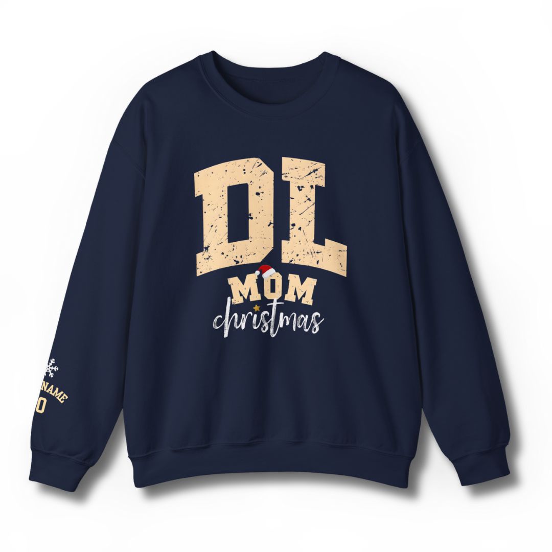 Custom sleeve personalization - Defensive Line Mom Christmas Gift