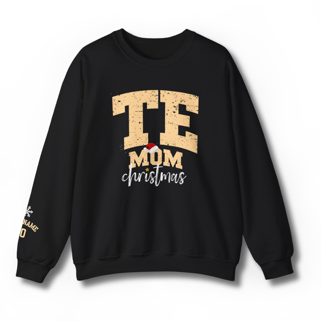 Custom sleeve personalization - Tight End Mom Christmas Gift