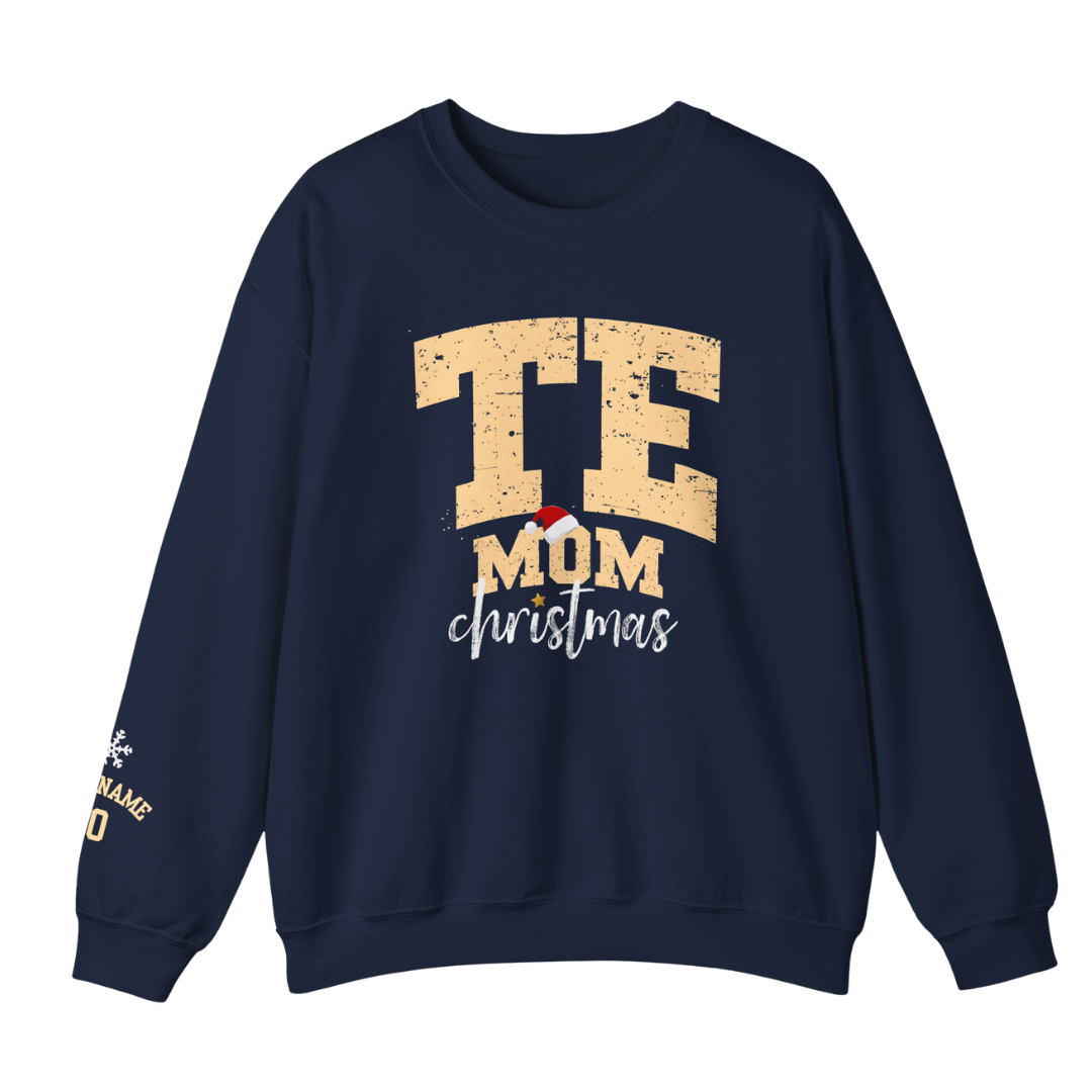 Custom sleeve personalization - Tight End Mom Christmas Gift