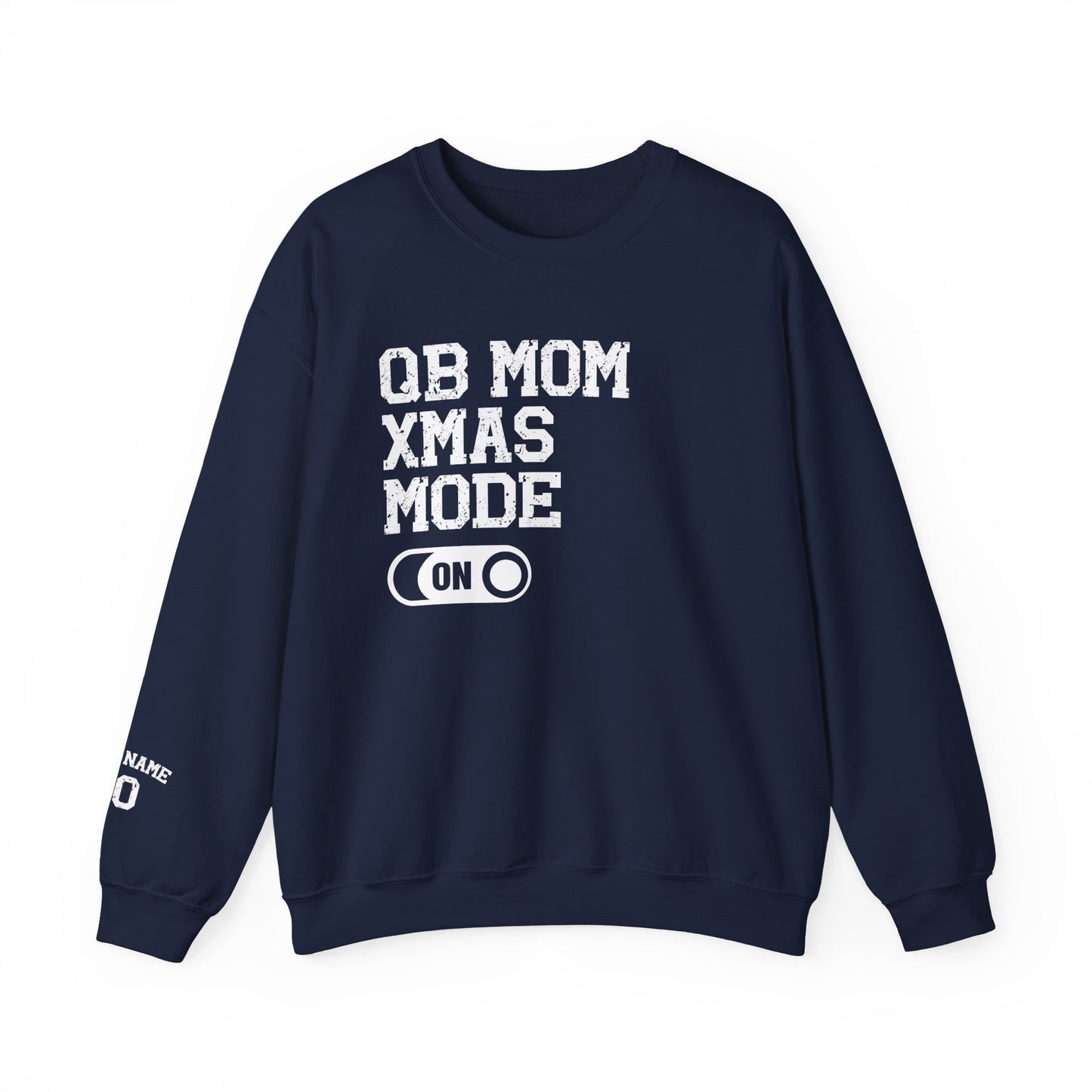 Custom QB Mom Xmas Mode Sweatshirt