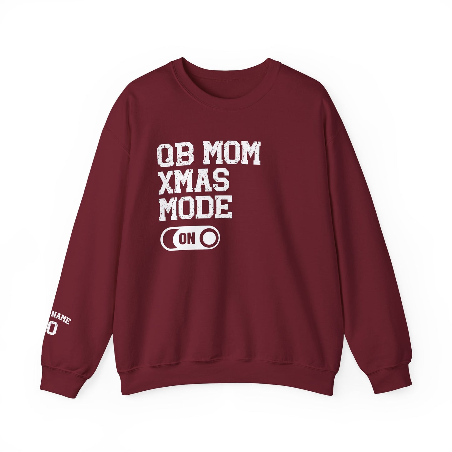 Custom QB Mom Xmas Mode Sweatshirt