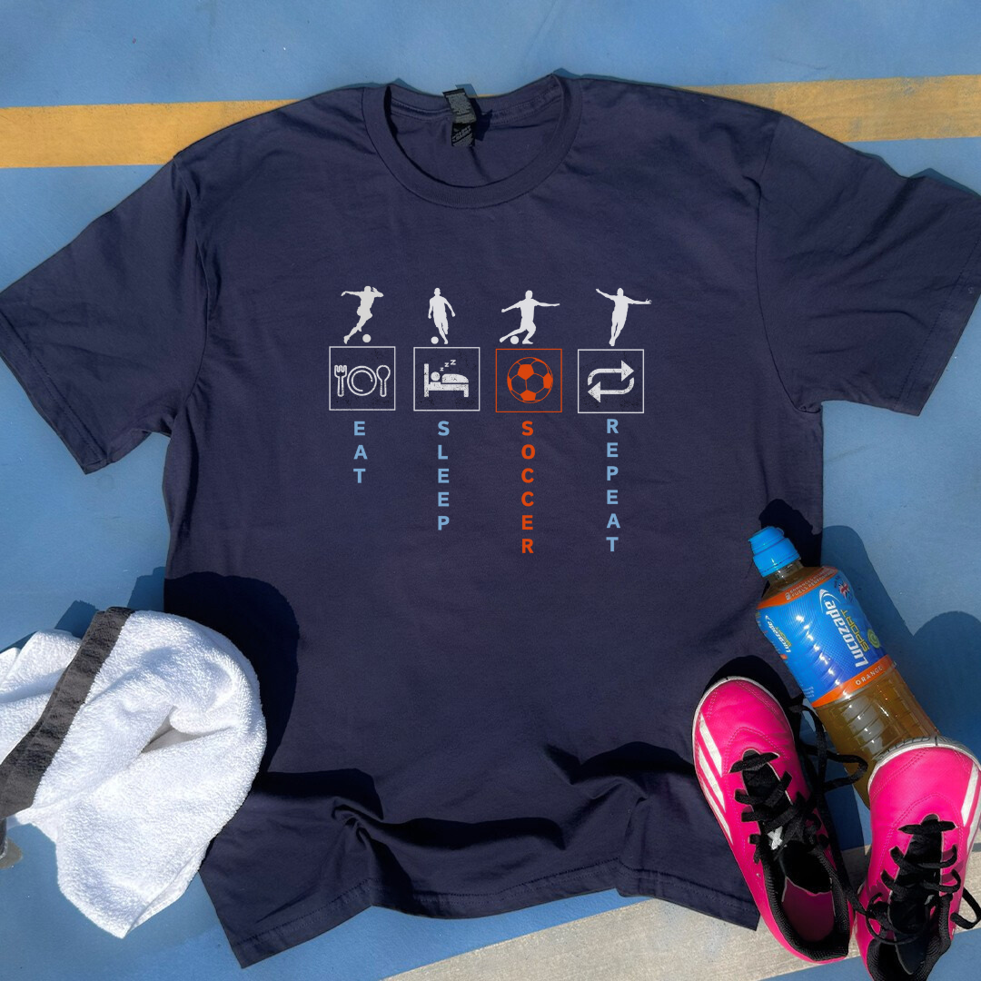 Eat Sleep Soccer Repeat