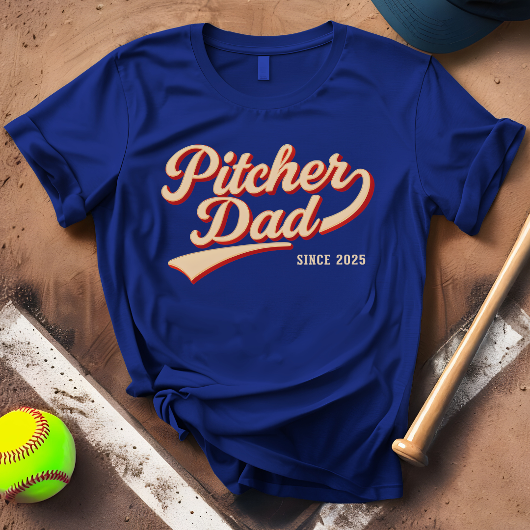 Custom Pitcher Dad Since