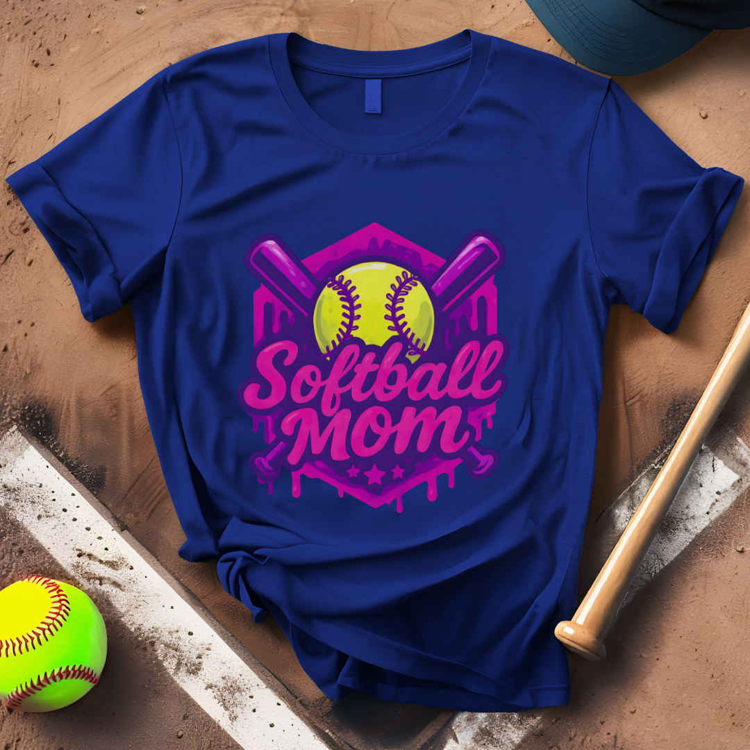 Dripping Softball Mom