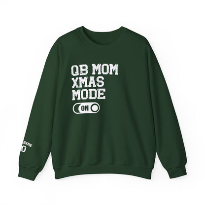 Custom QB Mom Xmas Mode Sweatshirt