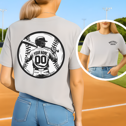 Custom Baseball Back Name and Number