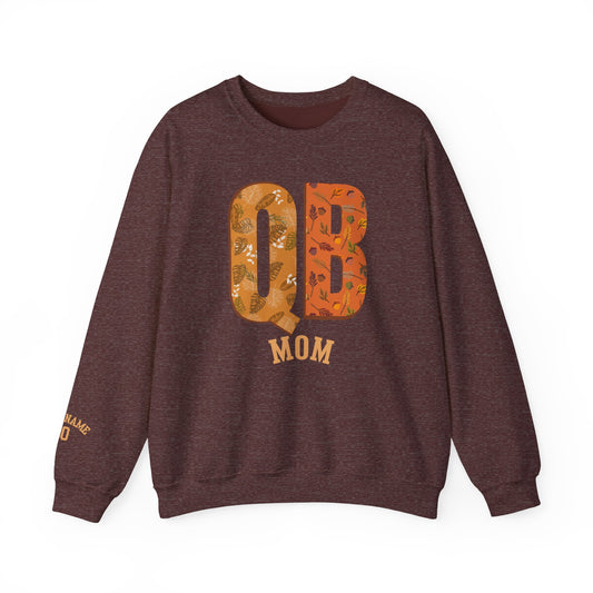 Custom Fall QB Mom Sweatshirt