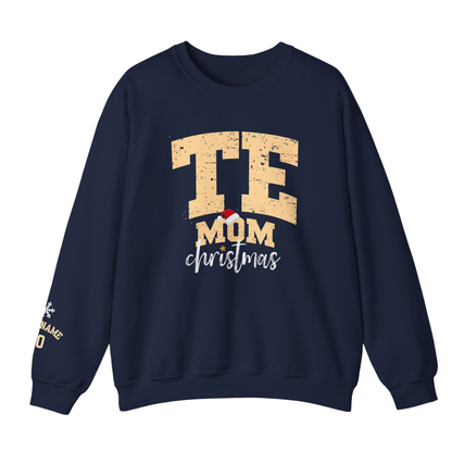 Custom sleeve personalization - Tight End Mom Christmas Gift