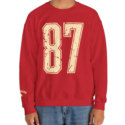 Custom Giant Number & Name Sweatshirt