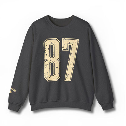 Custom Giant Number & Name Sweatshirt