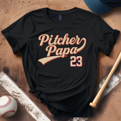 Custom Pitcher Papa Number