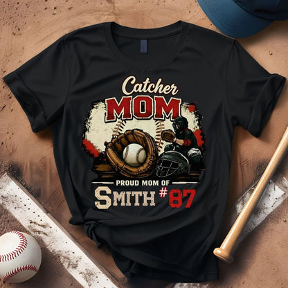 Custom Catcher Mom Tee