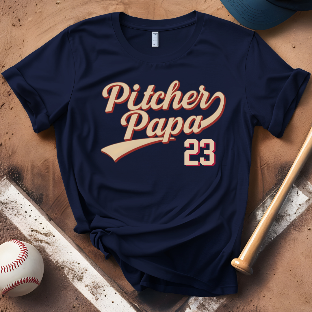 Custom Pitcher Papa Number