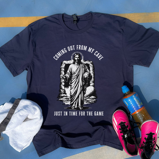 Jesus Coming Out From Cave