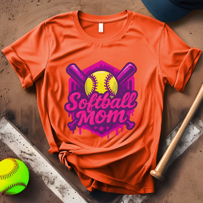 Dripping Softball Mom