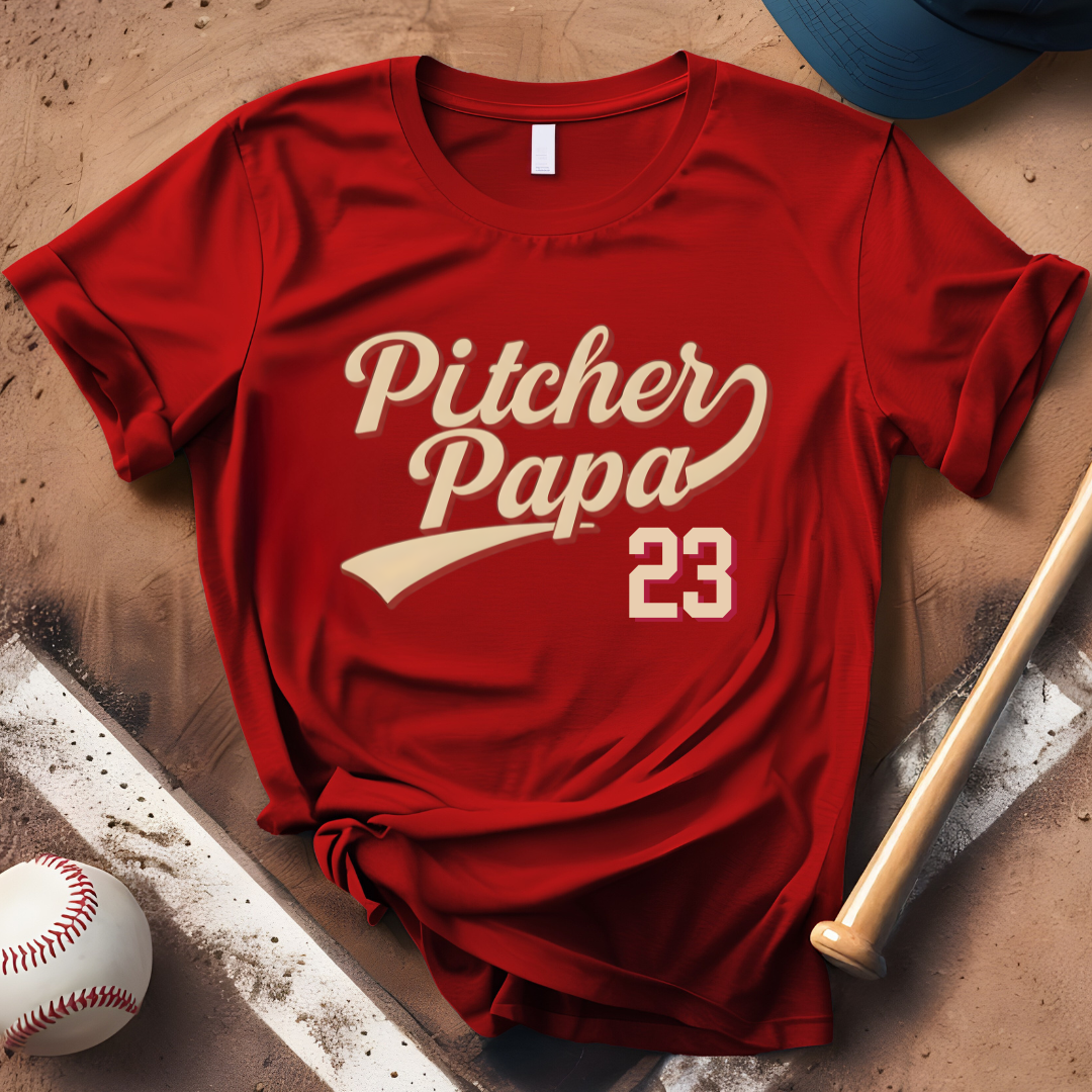 Custom Pitcher Papa Number