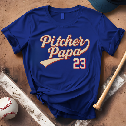 Custom Pitcher Papa Number